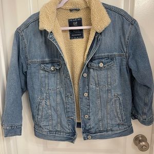 Sherpa jean jacket - GAP